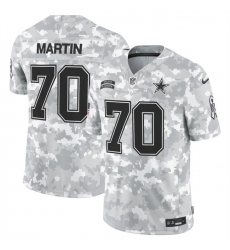 Men's Dallas Cowboys #70 Zack Martin 2024 F.U.S.E Arctic Camo Salute To Service Limited Stitched Football Jersey