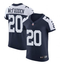 Men's Nike Dallas Cowboys #20 Darren McFadden Navy Blue Throwback Alternate Vapor Untouchable Elite Player NFL Jersey