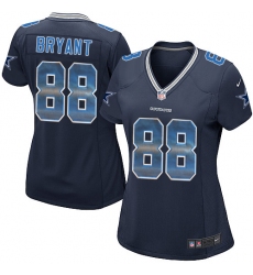 Women's Nike Dallas Cowboys #88 Dez Bryant Limited Navy Blue Strobe NFL Jersey