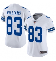 Women's Nike Dallas Cowboys #83 Terrance Williams Elite White NFL Jersey