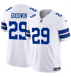Men's Dallas Cowboys #29 C.J. Goodwin White 2025 F.U.S.E Vapor Untouchable Limited Football Stitched Jersey