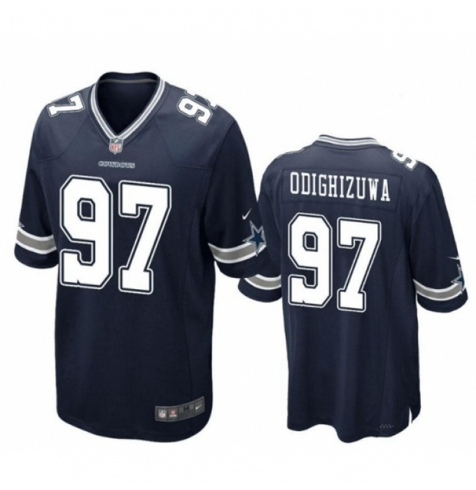 Men's Dallas Cowboys #97 Osa Odighizuwa Blue Limited Stitched Football Jersey