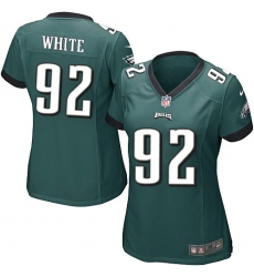 Women's Nike Philadelphia Eagles #92 Reggie White Game Midnight Green Team Color NFL Jersey