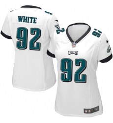 Women's Nike Philadelphia Eagles #92 Reggie White Game White NFL Jersey