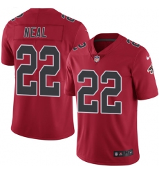 Men's Nike Atlanta Falcons #22 Keanu Neal Limited Red Rush Vapor Untouchable NFL Jersey