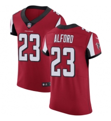 Men's Nike Atlanta Falcons #23 Robert Alford Red Team Color Vapor Untouchable Elite Player NFL Jersey