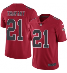 Men's Nike Atlanta Falcons #21 Desmond Trufant Limited Red Rush Vapor Untouchable NFL Jersey