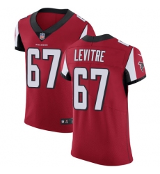 Men's Nike Atlanta Falcons #67 Andy Levitre Red Team Color Vapor Untouchable Elite Player NFL Jersey