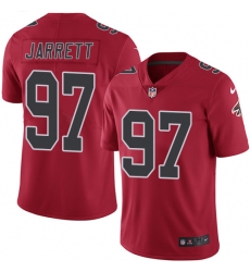 Men's Nike Atlanta Falcons #97 Grady Jarrett Limited Red Rush Vapor Untouchable NFL Jersey