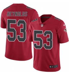 Men's Nike Atlanta Falcons #53 LaRoy Reynolds Limited Red Rush Vapor Untouchable NFL Jersey