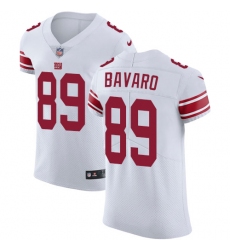 Men's Nike New York Giants #89 Mark Bavaro White Vapor Untouchable Elite Player NFL Jersey