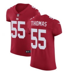 Men's Nike New York Giants #55 J.T. Thomas Red Alternate Vapor Untouchable Elite Player NFL Jersey