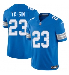 Men's Detroit Lions #23 Rock Ya-Sin Blue 2025 F.U.S.E. Vapor Limited Football Stitched Jersey