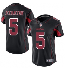 Women's Nike Arizona Cardinals #5 Drew Stanton Limited Black Rush Vapor Untouchable NFL Jersey