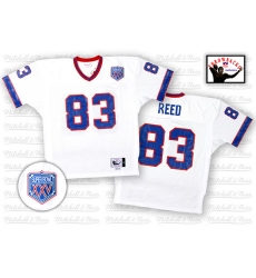 Mitchell And Ness Buffalo Bills #83 Andre Reed White Authentic Throwback NFL Jersey