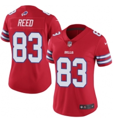 Women's Nike Buffalo Bills #83 Andre Reed Limited Red Rush Vapor Untouchable NFL Jersey