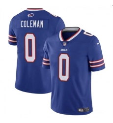 Men's Buffalo Bills #0 Keon Coleman Blue 2024 Draft Vapor Untouchable Limited Football Stitched Jersey