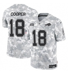 Men's Buffalo Bills #18 Amari Cooper 2024 F.U.S.E. Arctic Camo Salute to Service Limited Football Stitched Jersey