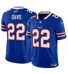 Men's Buffalo Bills #22 Ray Davis Royal 2024 F.U.S.E. Vapor Untouchable Limited Stitched Football Jersey