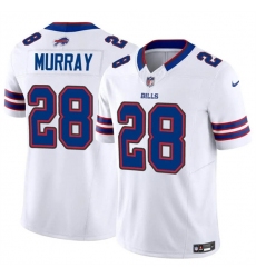 Men's Buffalo Bills #28 Latavius Murray White 2023 F.U.S.E. Vapor Untouchable Limited Football Stitched Jersey