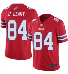 Men's Nike Buffalo Bills #84 Nick O'Leary Limited Red Rush Vapor Untouchable NFL Jersey