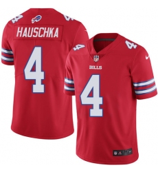 Men's Nike Buffalo Bills #4 Stephen Hauschka Limited Red Rush Vapor Untouchable NFL Jersey