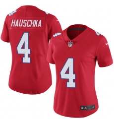 Women's Nike Buffalo Bills #4 Stephen Hauschka Limited Red Rush Vapor Untouchable NFL Jersey