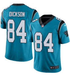 Youth Nike Carolina Panthers #84 Ed Dickson Limited Blue Rush Vapor Untouchable NFL Jersey