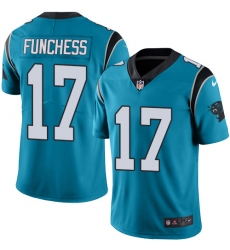 Men's Nike Carolina Panthers #17 Devin Funchess Limited Blue Rush Vapor Untouchable NFL Jersey