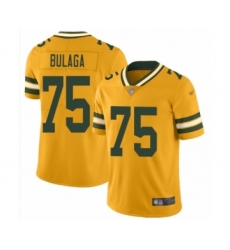 Youth Green Bay Packers #75 Bryan Bulaga Limited Gold Inverted Legend Football Jersey