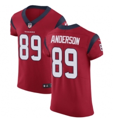 Men's Nike Houston Texans #89 Stephen Anderson Red Alternate Vapor Untouchable Elite Player NFL Jersey