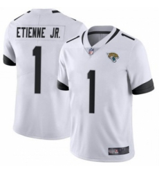 Youth Jacksonville Jaguars #1 Travis Etienne JR White 2024 F U S E Prowler Throwback Vapor Limited Stitched Football Jersey