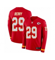 Youth Nike Kansas City Chiefs #29 Eric Berry Limited Red Therma Long Sleeve NFL Jersey
