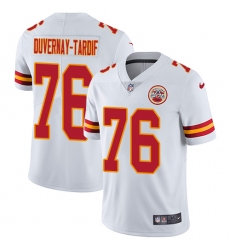 Youth Nike Kansas City Chiefs #76 Laurent Duvernay-Tardif White Vapor Untouchable Limited Player NFL Jersey