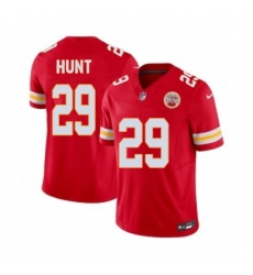 Men's Kansas City Chiefs #29 Kareem Hunt Red 2023 F.U.S.E. Vapor Untouchable Limited Stitched Jerseys