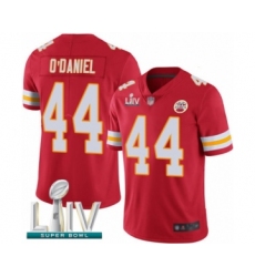 Men's Kansas City Chiefs #44 Dorian O'Daniel Red Team Color Vapor Untouchable Limited Player Super Bowl LIV Bound Football Jersey