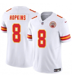 Men's Kansas City Chiefs #8 DeAndre Hopkins White 2024 F.U.S.E. Vapor Untouchable Limited Stitched Football Jersey