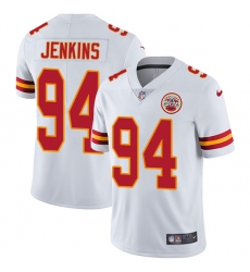 Youth Nike Kansas City Chiefs #94 Jarvis Jenkins White Vapor Untouchable Limited Player NFL Jersey